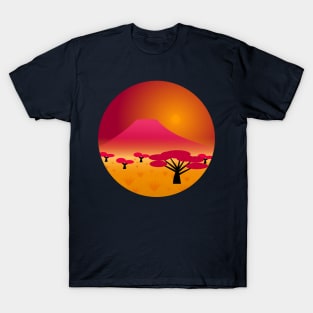 African savanna landscape T-Shirt